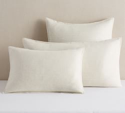 European Ribbed Linen Sham