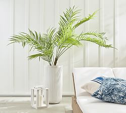 Faux Leafy Palm Tree
