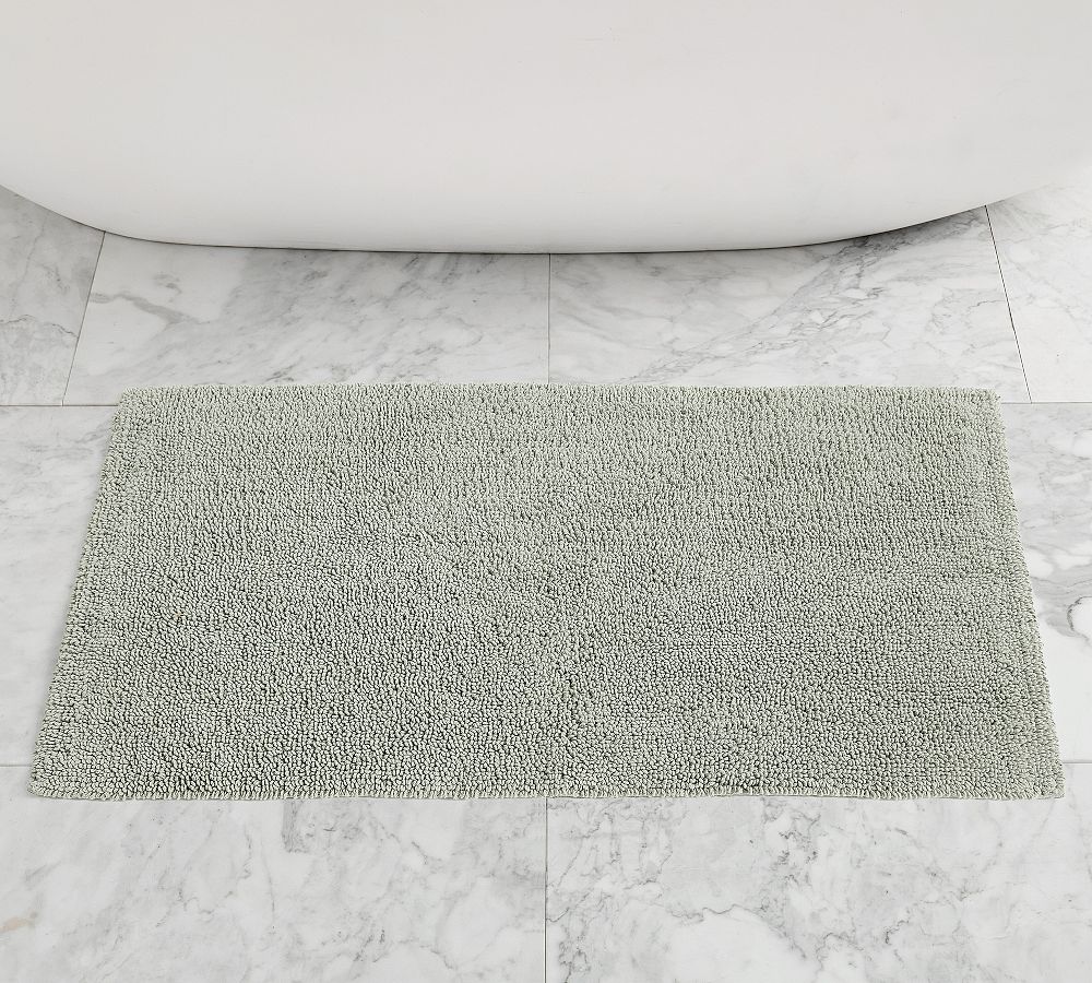Classic Organic Loop Bath Mat - Eucalyptus, 21" x 34"