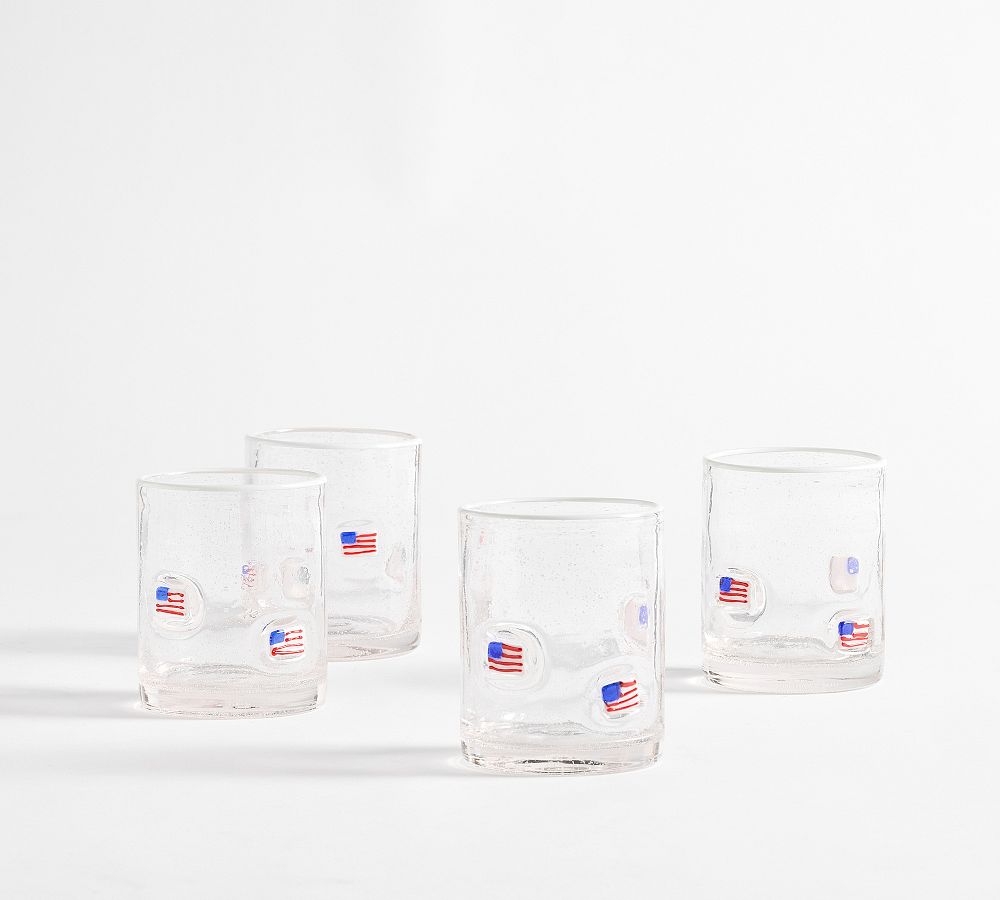 American Flag Icon Tumblers - Set of 4