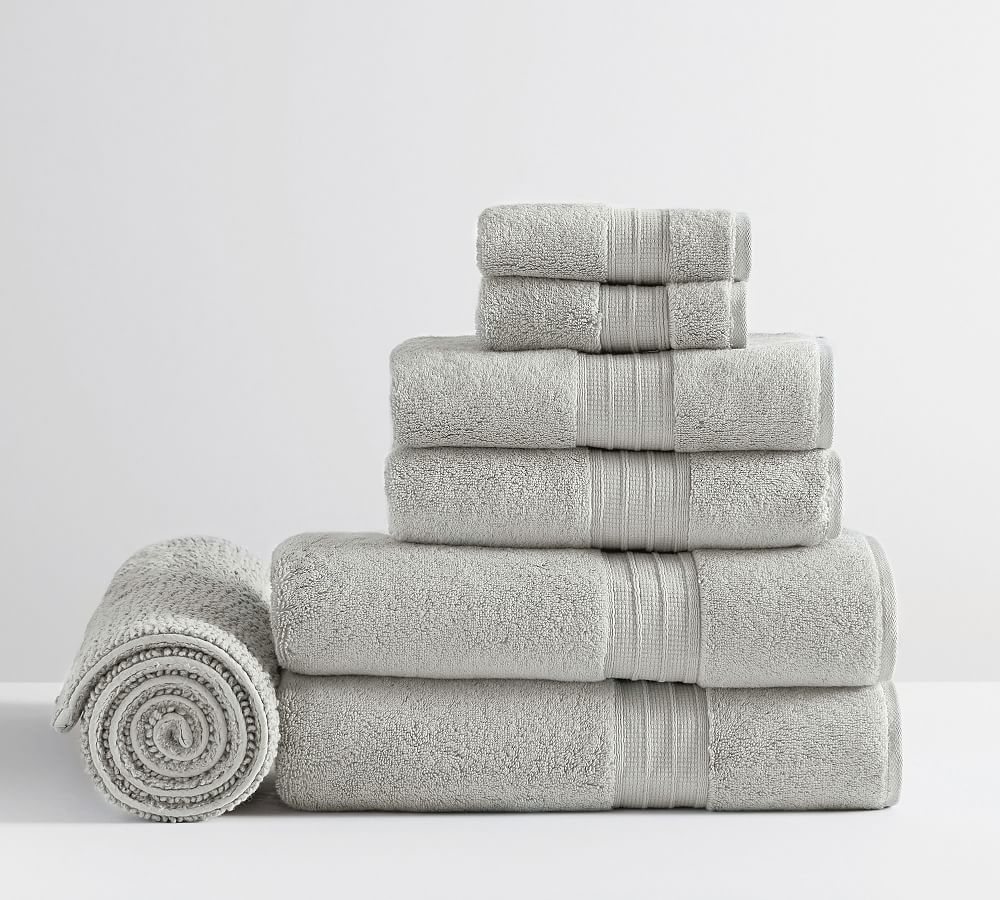 Hydrocotton Towel Bundles - Gray Mist, Set of 7