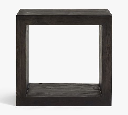 Folsom Rectangular End Table, Charcoal, 26