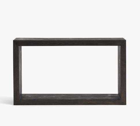 Folsom Open Console Table, Charcoal, 52
