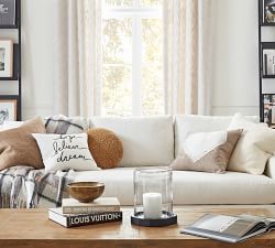 Cozy Teddy Faux Fur Disk Pillow