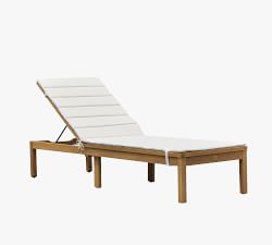 Dalton Eucalyptus Outdoor Single Chaise Lounge