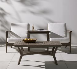 Raylan Teak Outdoor Rectangular Outdoor Coffee Table