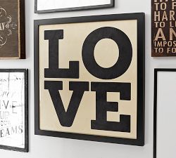 Framed Love Print