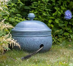 Joanna Blue Verde Hose Pot with Lid