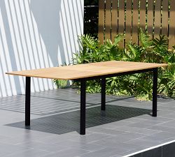 Santa Ana 7-Piece Rectangular Outdoor Dining Table with Garey Rope Dining Armchair Set