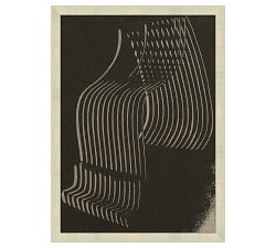 Lines on Linen Framed Prints