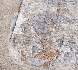 Naomi Handwoven Indoor/Outdoor Pouf