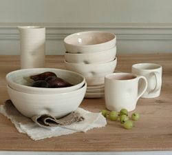Pinch Stoneware Cereal Bowls - Set of 4