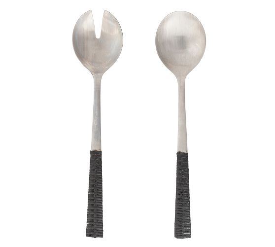 Tava Handwoven Stainless Steel Serving Set