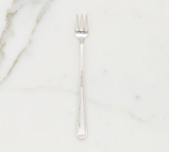 Pottery Barn Hotel Silver Appetizer Forks - Thumbnail 2