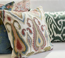 Yalla Embroidered Pillow Cover