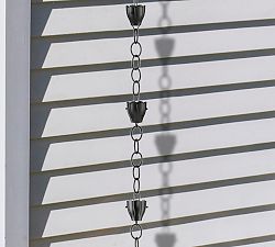 Crocus Shaped Rain Chain, 8.5 Ft