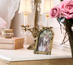 LoveShackFancy Gold Bow Frame