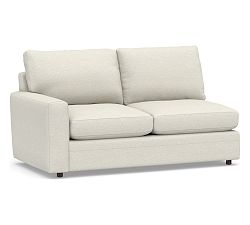 Open Box: Pearce Modern Square Arm Upholstered Left Loveseat - Performance Boucle Oatmeal