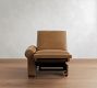 Build Your Own Turner Roll Arm Leather Power Reclining Sectional