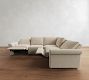 Westwood Roll Arm Reversible Power Reclining Sectional (122")