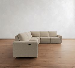 Westwood Square Arm Power Reclining L-Shaped Sectional (119")