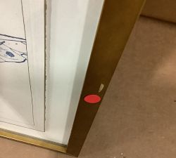 Open Box: Birds In Blue Framed Paper Print, #2