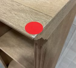 Open Box: Build Your Own Livingston Modular Collection, Bookcase Hutch (17.5") - Seadrift