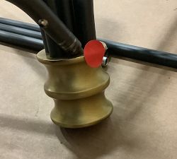 Open Box: Collins Metal Round Chandelier, Large (51") - Bronze/Vintage Brass