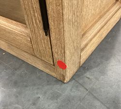 Open Box: Modular Bar Collection, Glass Door Hutch - Seadrift