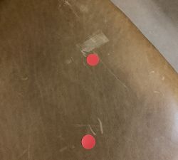 Open Box: Axel Leather Counter Stool (26") - Haven Tobacco