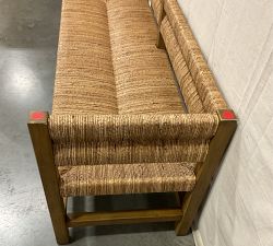 Open Box: Malibu Woven Bench (64") - Honey