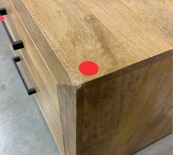 Open Box: Oakleigh Nightstand (32") - Heirloom Wheat, Frances Hardware