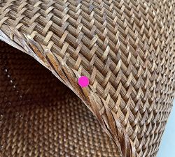 Open Box: Tava Handwoven Rattan Round Umbrella Basket - Natural