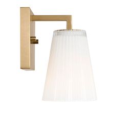 Wilbert Fluted Glass Single Sconce (7")