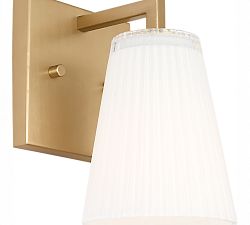 Wilbert Fluted Glass Single Sconce (7")