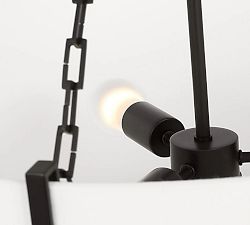 Sofia Linen Drum 31" Medium Pendant (31")