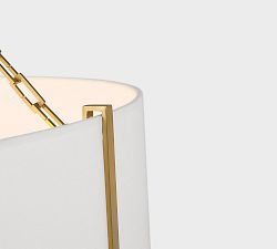 Sofia Linen Drum Large Pendant (36")