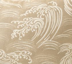 Subrella Reversible Wave Outdoor Lumbar Pillow