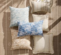 Atkins Woven Lumbar Outdoor Pillow