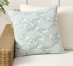 Koi Fish Outdoor Pillow
