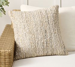 Sweater Knit Outdoor Pillow