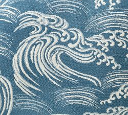 Subrella Reversible Wave Outdoor Lumbar Pillow