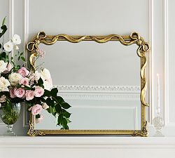 LoveShackFancy Gold Bow Mirror Collection