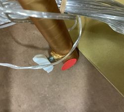 Open Box: Twinkling Twig Trees (7') - Gold