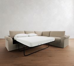 Pottery Barn Westwood Roll Arm Sleeper Sectional