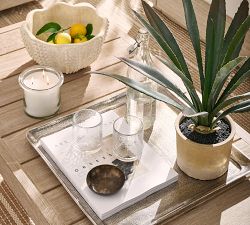 Antique Silver Square Tray