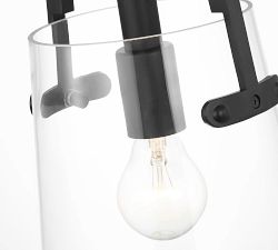 Charlotte Glass Small Pendant (7")