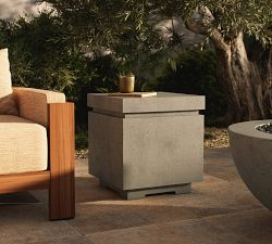 Aren Outdoor Concrete Square Propane Tank Cover