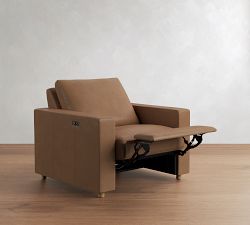 Westwood Square Arm Leather Power Recliner