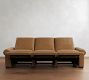 Turner Roll Arm Leather Power Reclining Sofa (79"&ndash;110")